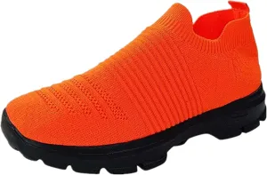 Lausiuoe Sneakers For Women Walking Shoes Comfortable Fashion Lightweight Casual Mesh Slip On Sneakers for Running Gym