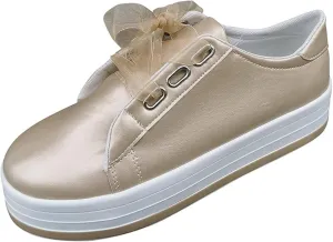 Lausiuoe Women's Fashion Sneakers Slip On Canvas Shoes Low Top Non Slip Casual Fall Soft Comfort Walking Flat Loafers