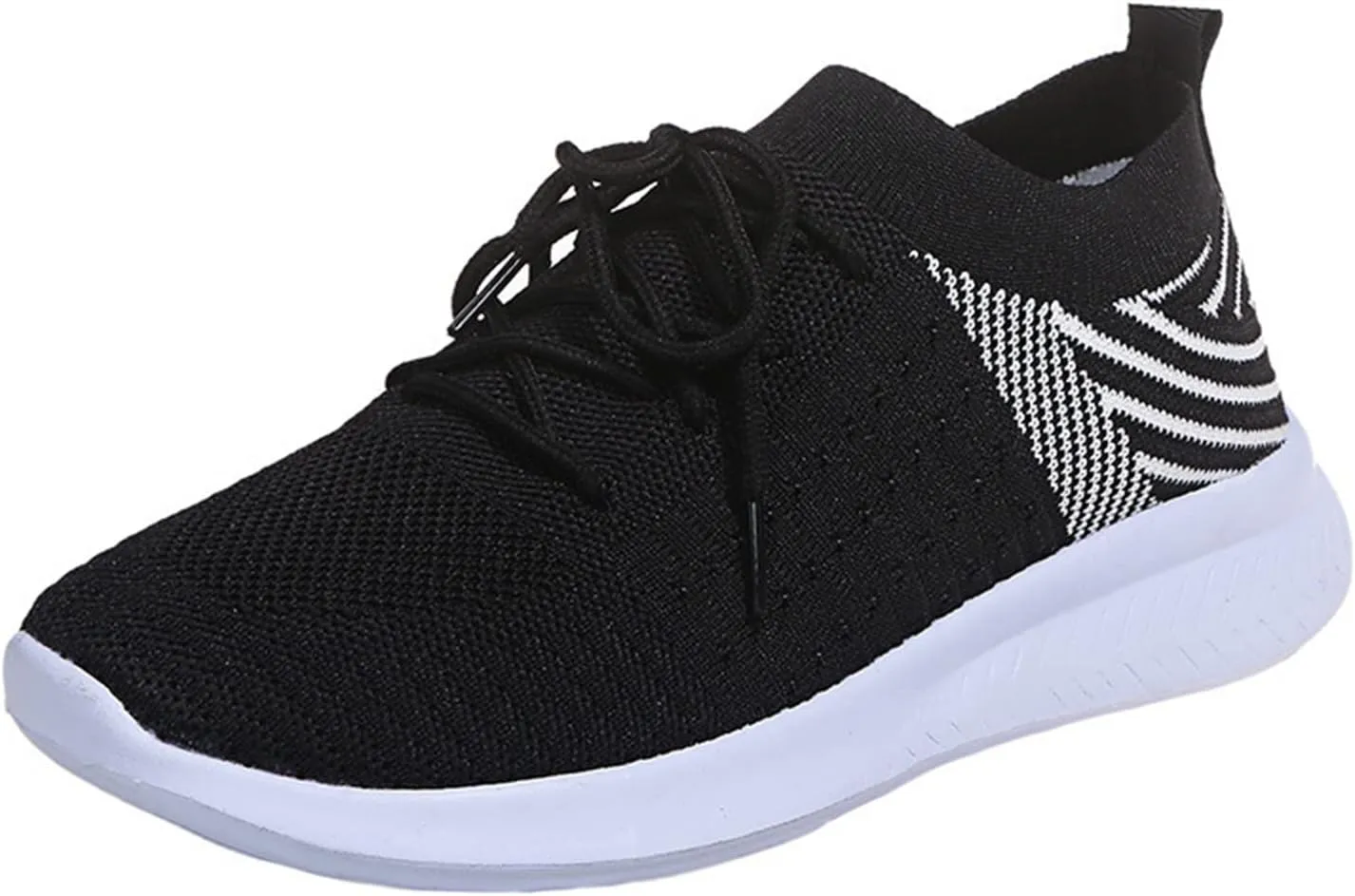 Lausiuoe Womens Shoes Casual Slip Ons Athletic Walking Shoes Casual Mesh-Comfortable Tennis Running Gym Fashion Sneakers