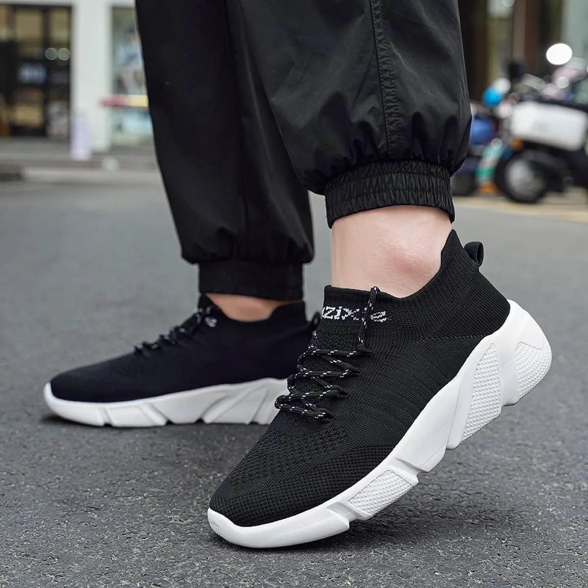 LIBINXIF Womens & Mens Light Breathable Fashion Slip Resistant Sneakers - Comfortable Walking & Running Shoes