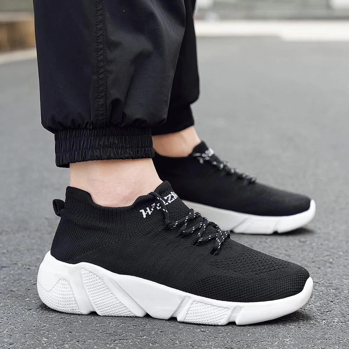 LIBINXIF Womens & Mens Light Breathable Fashion Slip Resistant Sneakers - Comfortable Walking & Running Shoes