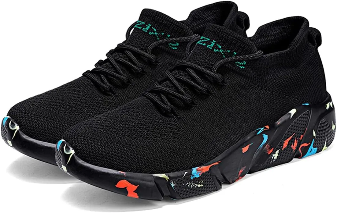 LIBINXIF Womens & Mens Light Breathable Fashion Slip Resistant Sneakers - Comfortable Walking & Running Shoes