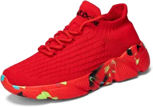 LIBINXIF Womens & Mens Light Breathable Fashion Slip Resistant Sneakers - Comfortable Walking & Running Shoes