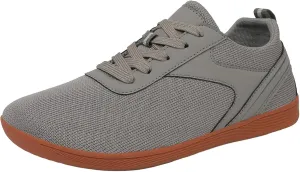 Lightweight Arch Support Sneakers for Men Lace Up Comfortable Light-Weight Shoe Men's Breathable Barefoot Shoes