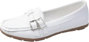 Loafers for Women Women's Black Casual Flat Shoes Comfortable Stylish Everyday Footwear