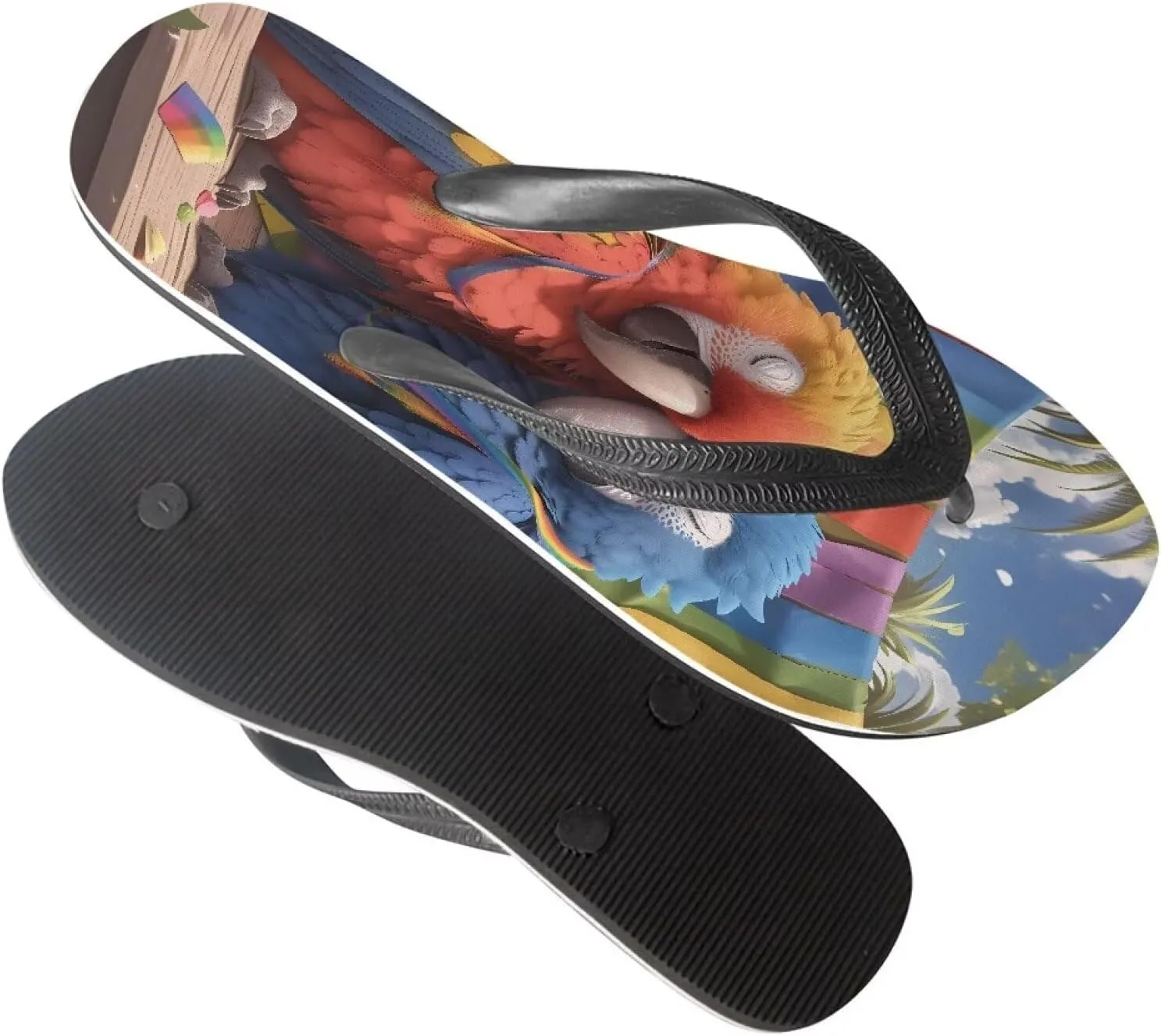 Men American Flag Flip Flop Sandal, Daisy Classic Thongs Sandals for Beach Men's Comfortable Flip Flops Sandals