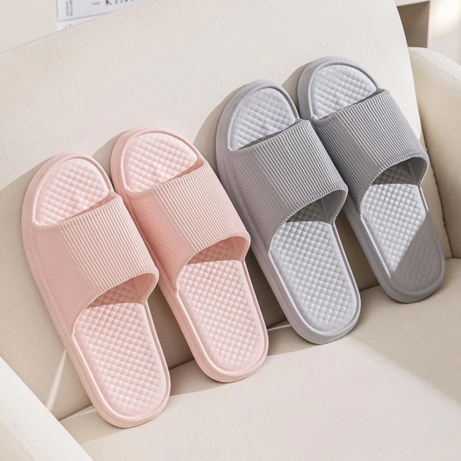 Men And Women Shoes Indoor And Outdoor Home Slippers Fashionable Lightweight Sandals Knee Slip on Sandals Women Comfort