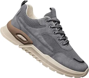 Men Low Top Breathable Running PU Casual Sneaker Sport Shoes Light Weight Mens Shoes