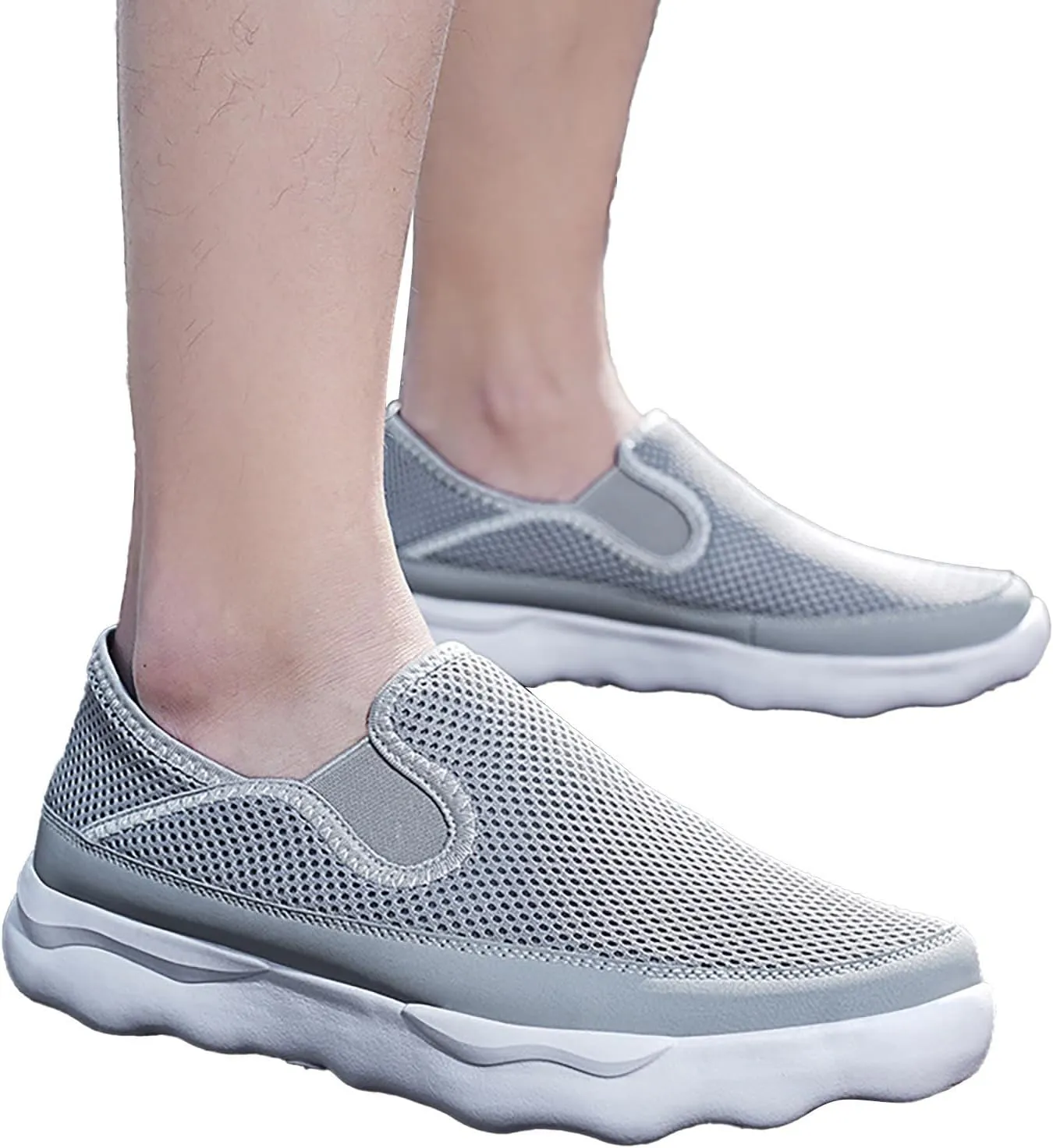 Men's Arch Support Insole Shoes Comfortable Breathable Slip On Sneaker Comfortable & Light-Weight Stretch Shoes