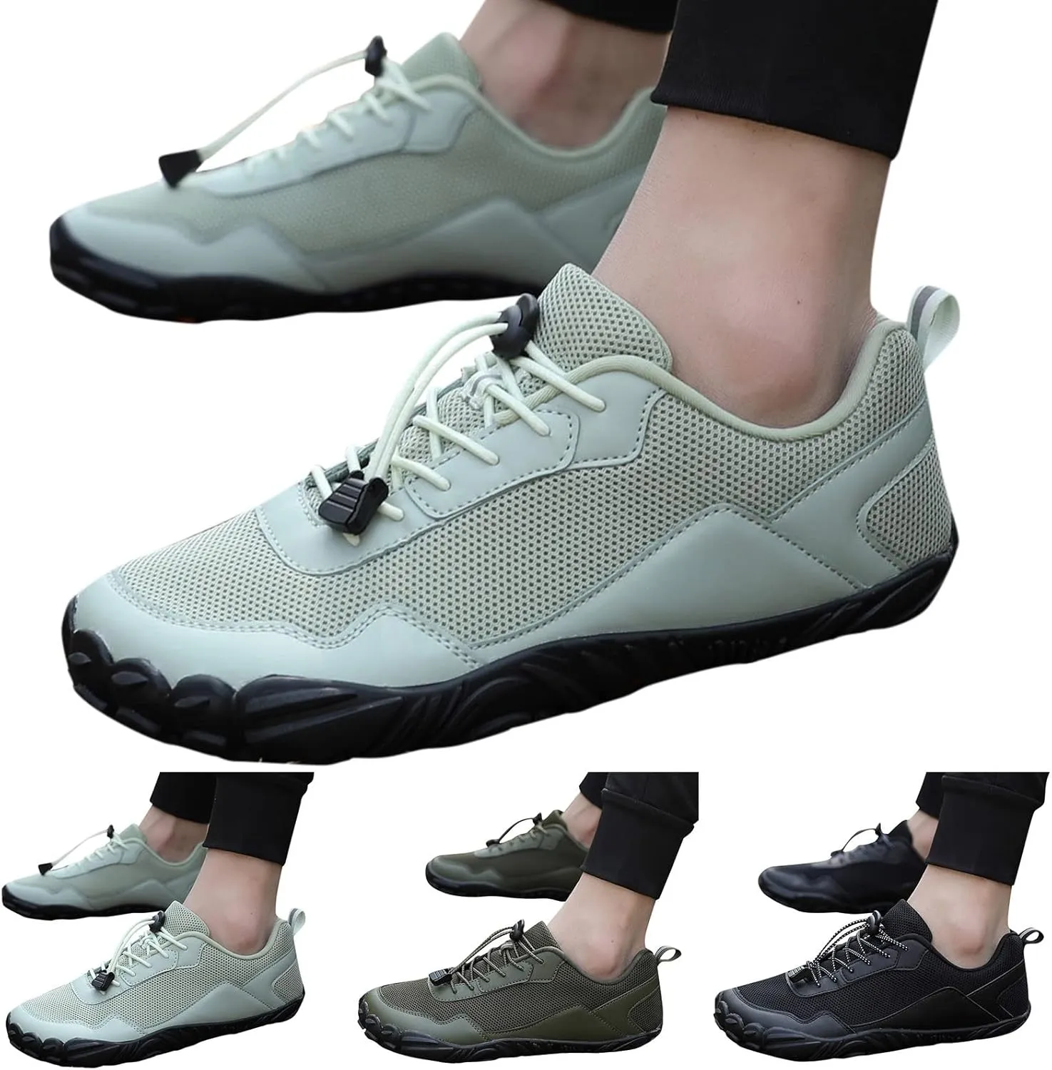 Mens Breathable Lace Up Running Shoes Lace Up Comfortable Light-Weight Shoe Men's Stylish Lightweight Sneakers