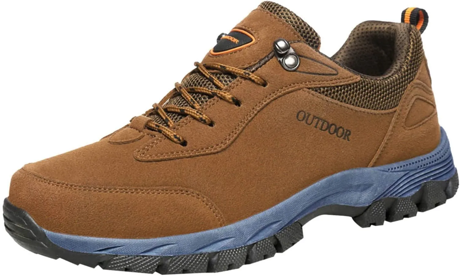 Men's Breathable Stretch Workout Shoes Lace Up Comfortable Light-Weight Shoe Arch Support Walking Shoes for Men