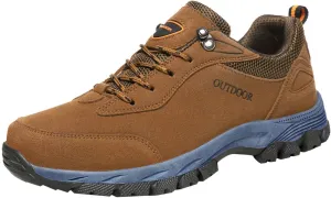 Men's Breathable Stretch Workout Shoes Lace Up Comfortable Light-Weight Shoe Arch Support Walking Shoes for Men