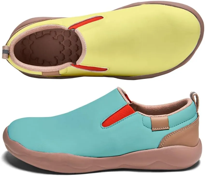 Men's Casual Shoes Slip Ons Walking Loafers Lightweight Comfortable Art Painted Travel Sneaker Macaron Style