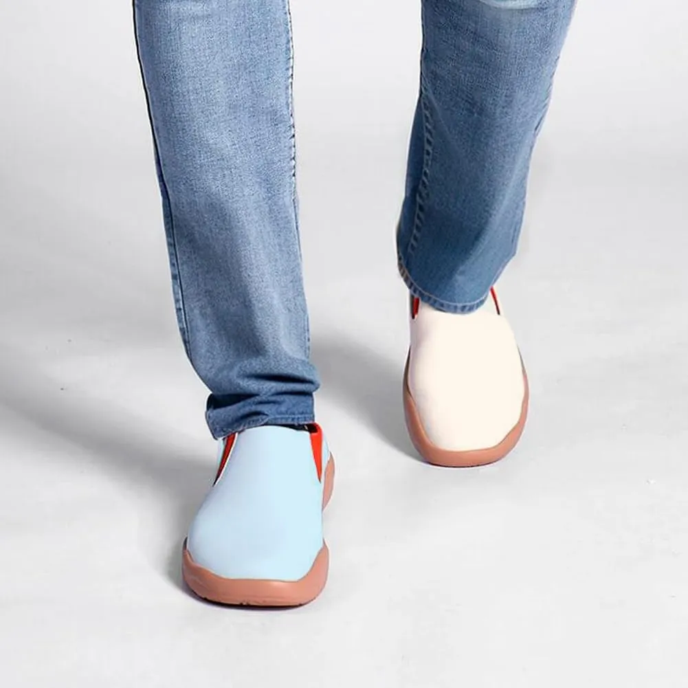 Men's Casual Shoes Slip Ons Walking Loafers Lightweight Comfortable Art Painted Travel Sneaker Macaron Style