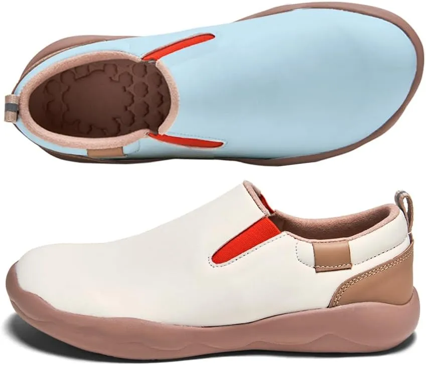 Men's Casual Shoes Slip Ons Walking Loafers Lightweight Comfortable Art Painted Travel Sneaker Macaron Style