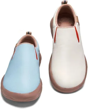 Men's Casual Shoes Slip Ons Walking Loafers Lightweight Comfortable Art Painted Travel Sneaker Macaron Style