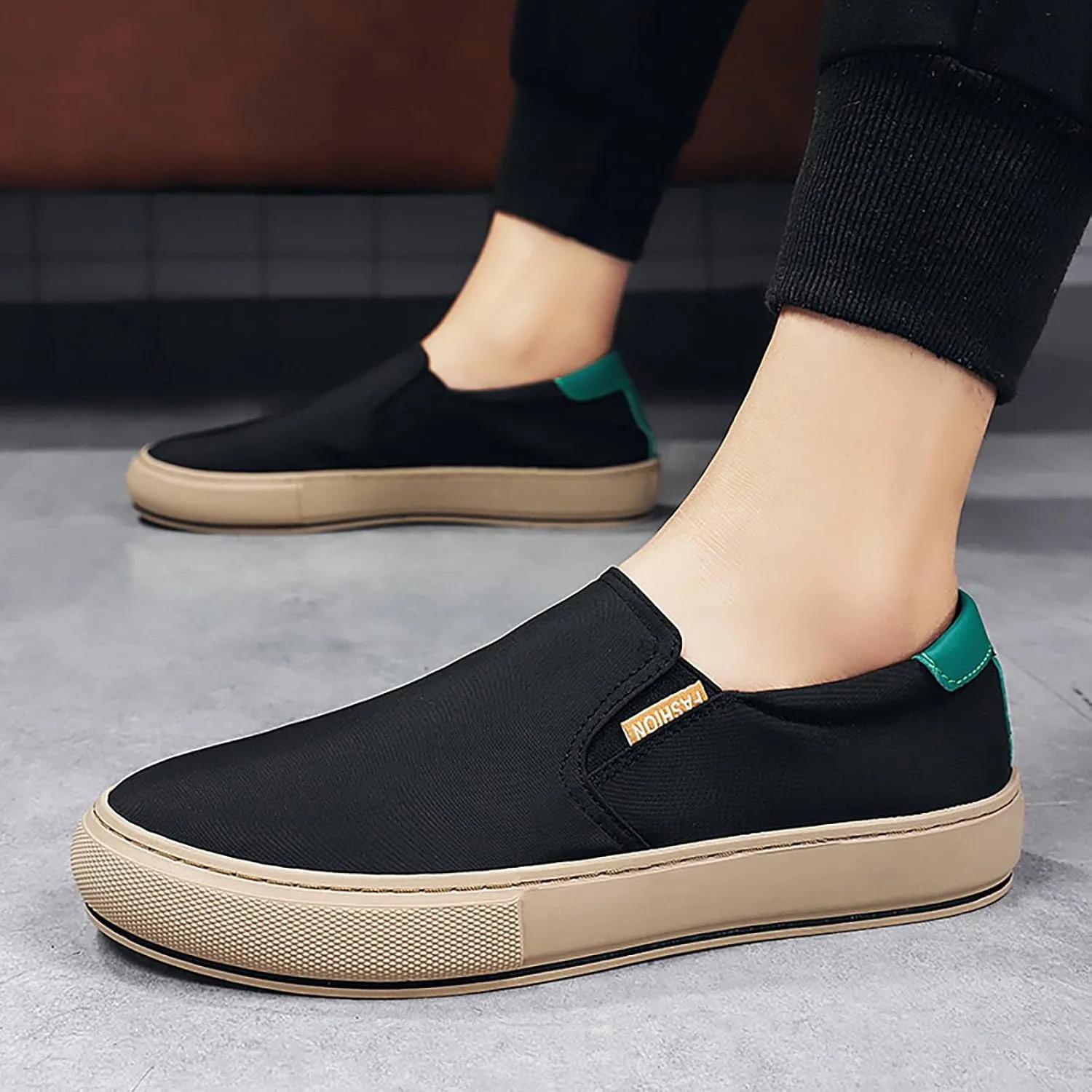 Men's Classic Casual Walking Shoes Breathable and Light Outdoor Comfy Walking Shoe Lightweight Minimalist Shoes