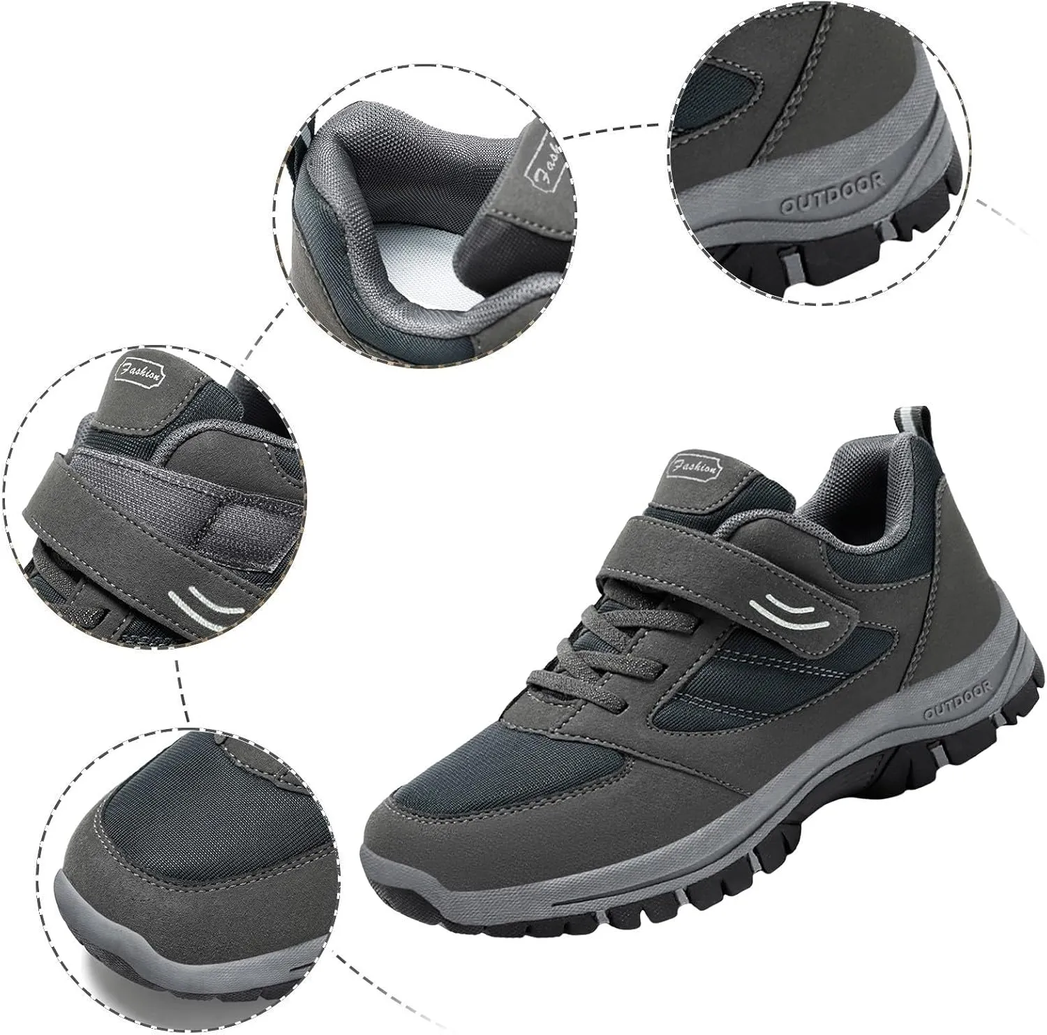Men's Fashion Versatile Walking Shoes Breathable and Light Outdoor Comfy Walking Shoe Barefoot Minimalist Shoes