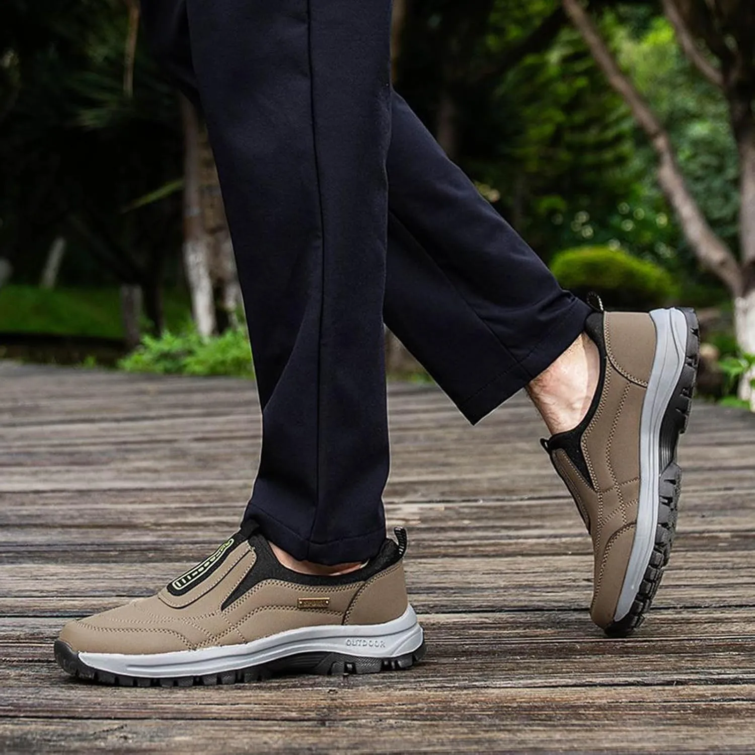 Men's Foreign Trade Mountaineering Shoes Men's Spring and Outdoor Slip Off Sneaker Shoes for Men Fashion