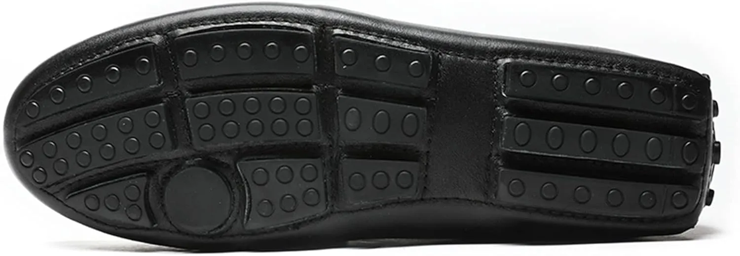 Men's Loafers Penny Loafer Vegan Leather Stitching Details Round Toe Comfortable Flexible Anti-Slip Prom Classic Slip-ons