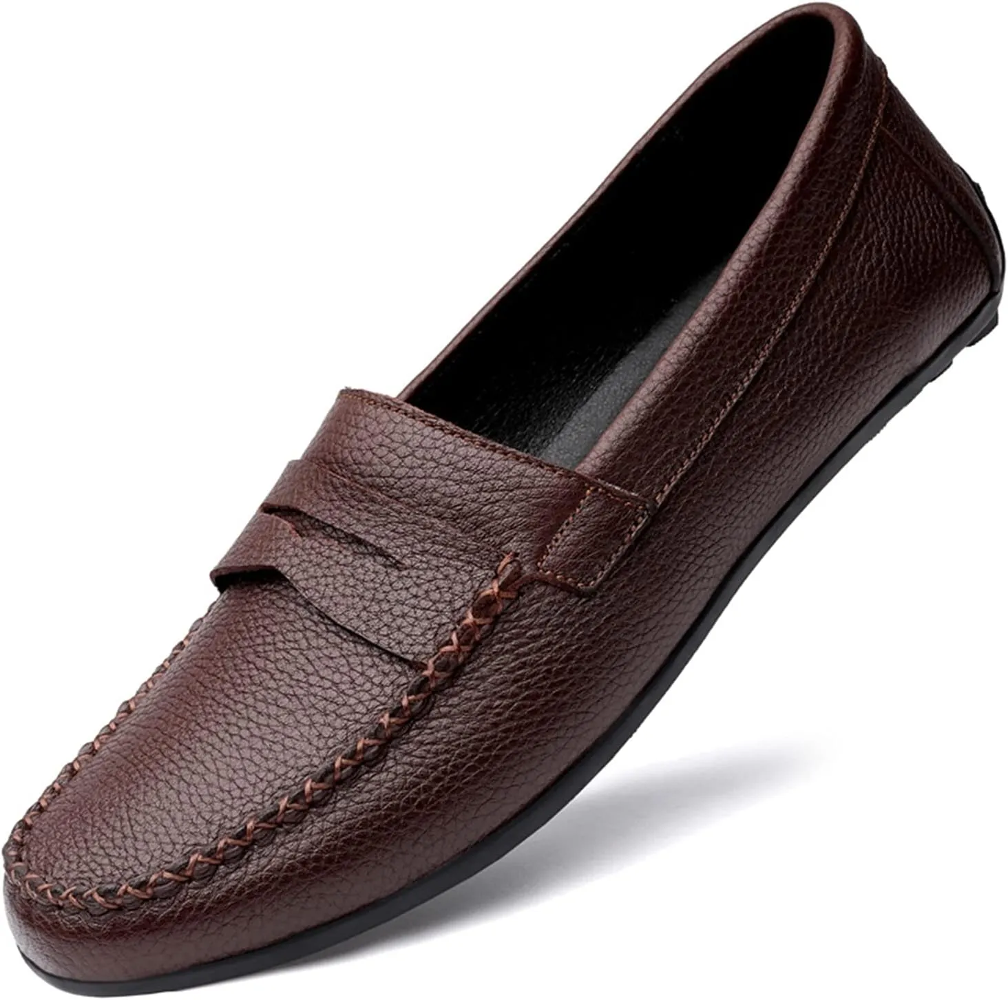 Men's Loafers Shoes Penny Driving Loafers Leather Slip Resistant Flexible Comfortable Casual Party Slip-ons