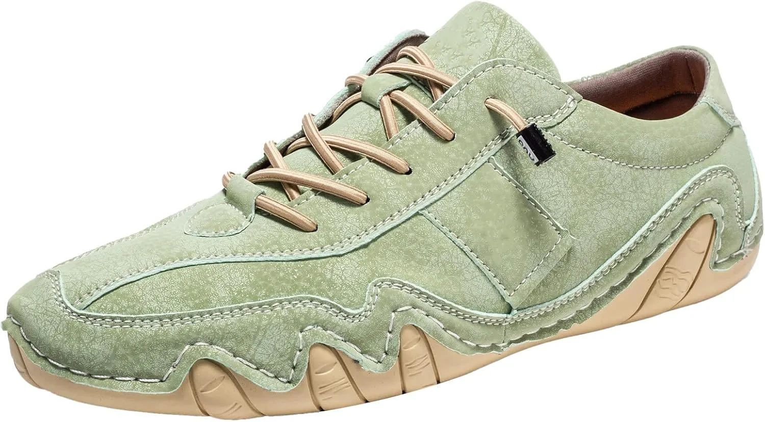 Mens Low Top Sneakers Solid Color Lace-up Casual Breathable Soft Walking Running Shoes Comfortable Tennis Shoes Non Slip Summer Spring Barefoot Shoe
