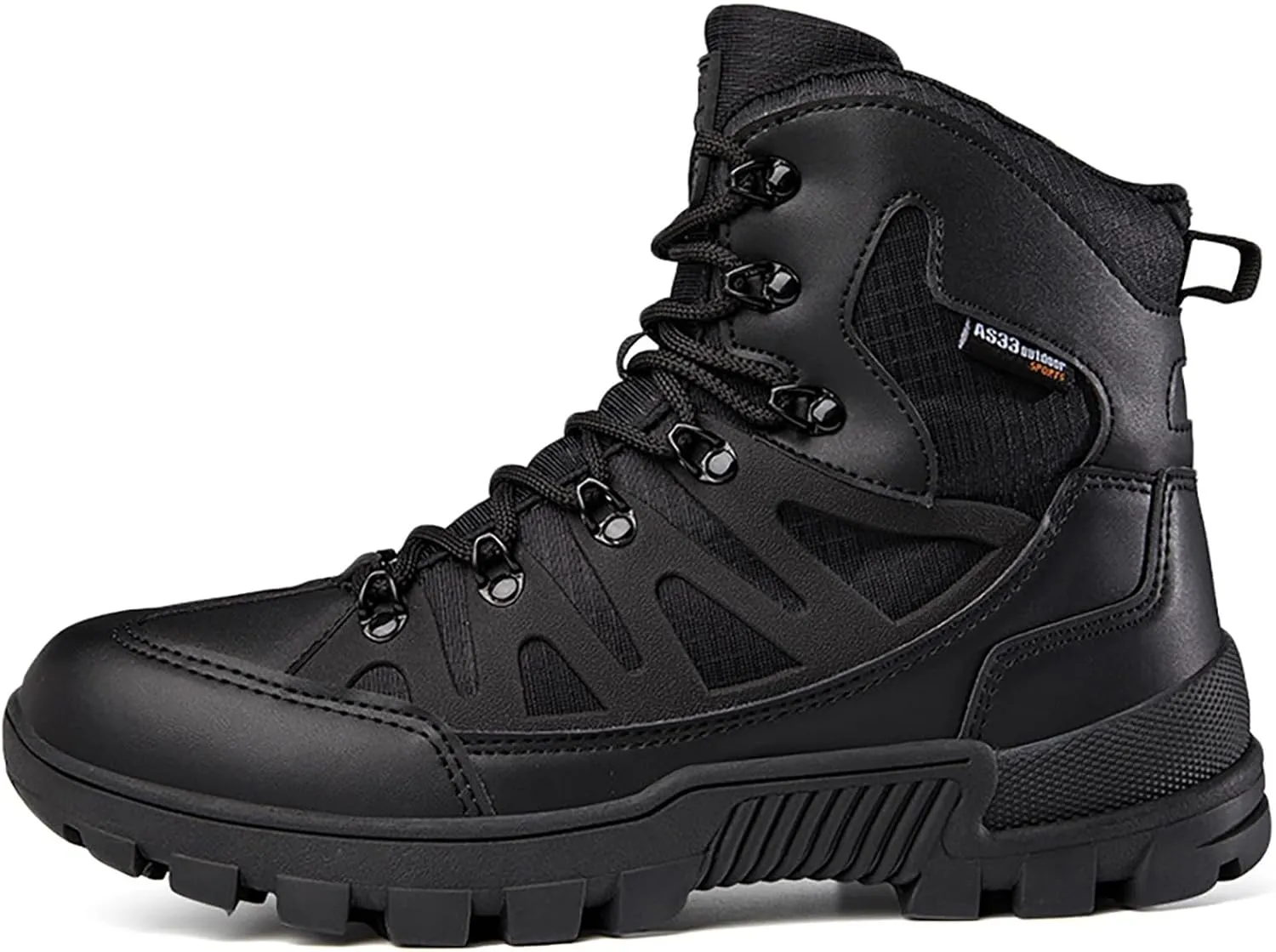 Mens Military Tactical Boots Combat Boots Breathable Police Patrol Boots Army Boots Waterproof Hiking Boots
