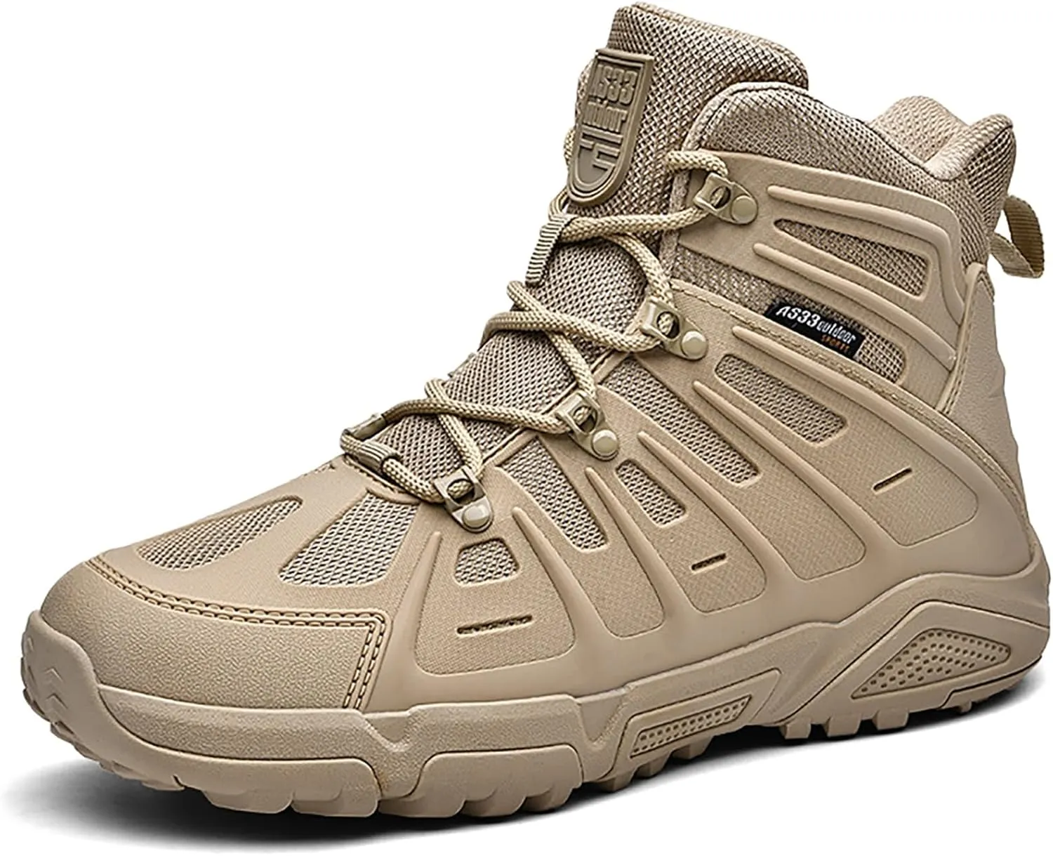 Mens Military Tactical Boots Combat Boots Breathable Police Patrol Boots Army Boots Waterproof Hiking Boots
