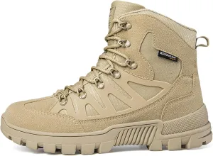 Mens Military Tactical Boots Combat Boots Breathable Police Patrol Boots Army Boots Waterproof Hiking Boots