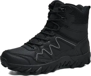 Mens Military Tactical Boots Combat Boots Breathable Police Patrol Boots Army Boots Waterproof Hiking Boots