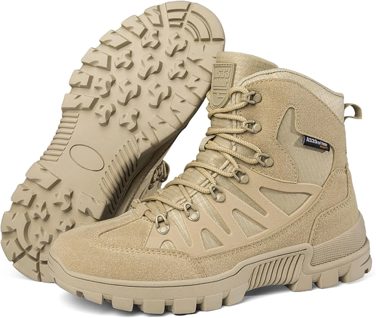 Mens Military Tactical Boots Combat Boots Breathable Police Patrol Boots Army Boots Waterproof Hiking Boots