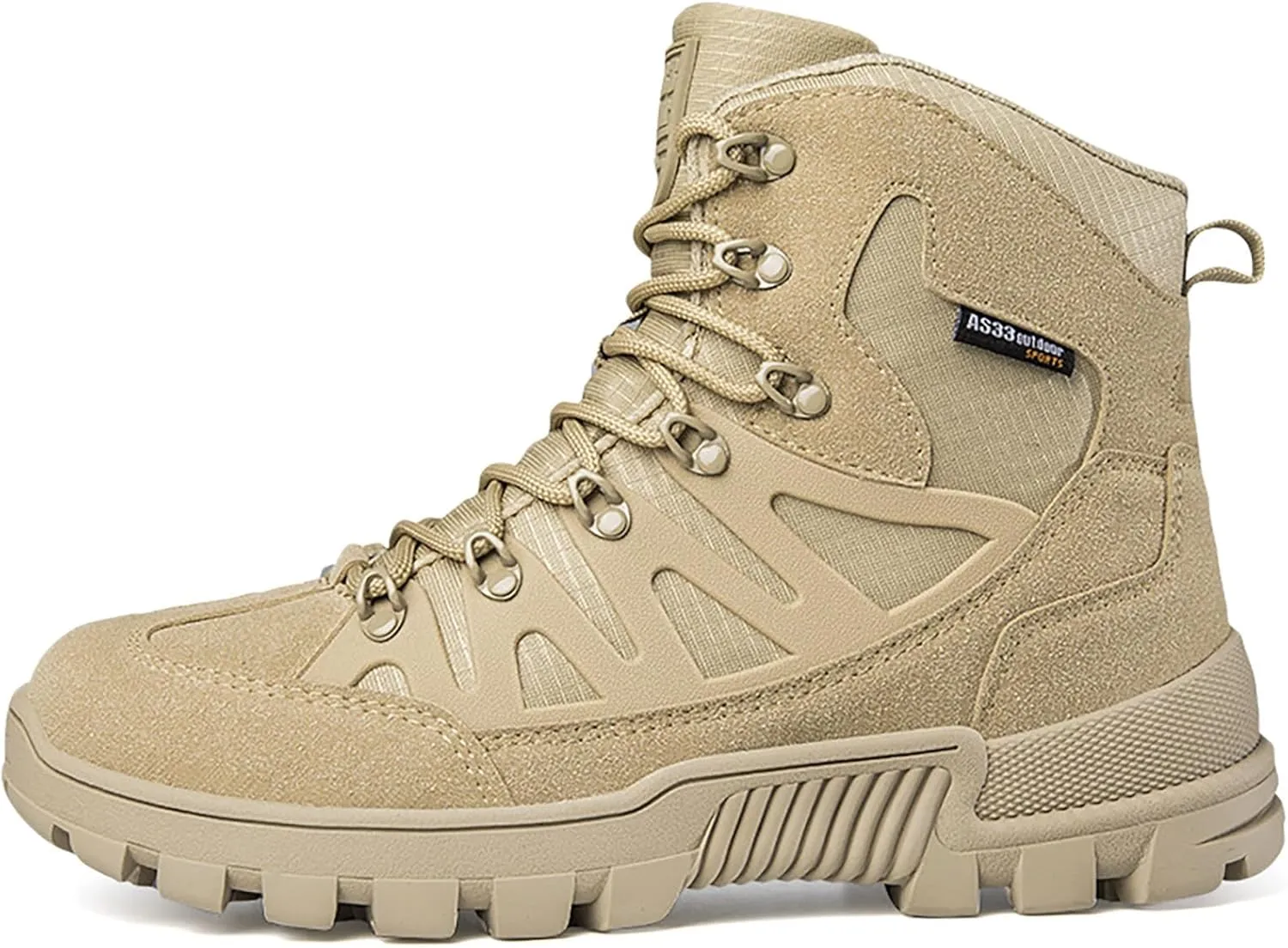 Mens Military Tactical Boots Combat Boots Breathable Police Patrol Boots Army Boots Waterproof Hiking Boots
