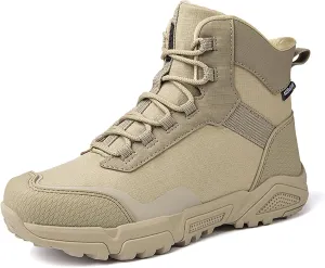 Mens Military Tactical Boots Combat Boots Breathable Police Patrol Boots Lightweight Army Boots Waterproof Hiking Boots