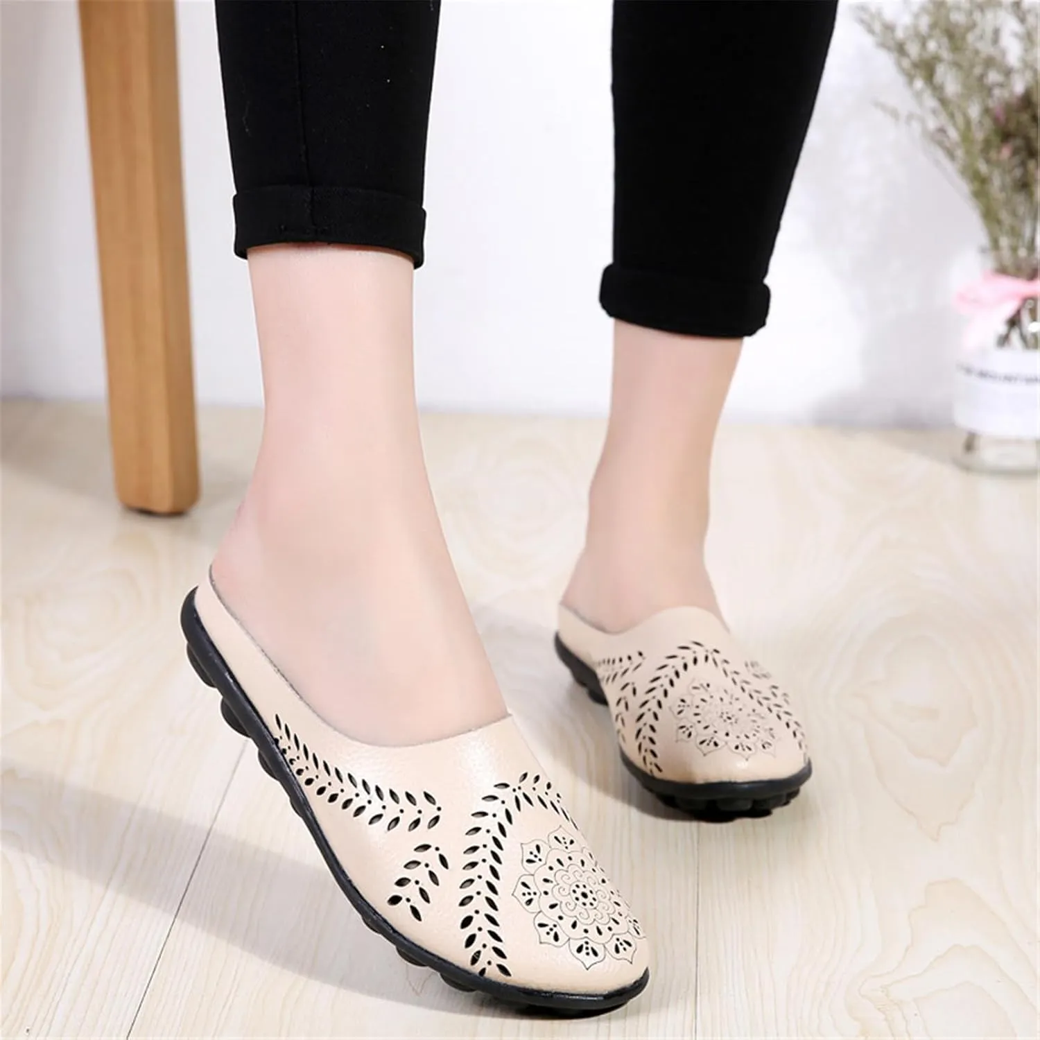 Mens Shoes Slip On Womens Slip On Sneakers Wide Width Loafers for Women Wide Comfy Soft Cover Heel Christmas Tennis Shoes for Women Wide Toe Box Trendy Casual