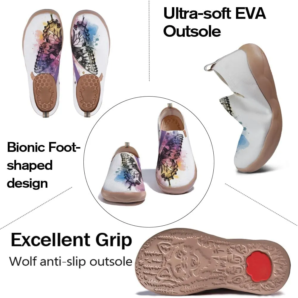 Men's Slip Ons Casual Loafers Lightweight Flats Sneakers Art Painted Travel Walking Shoes