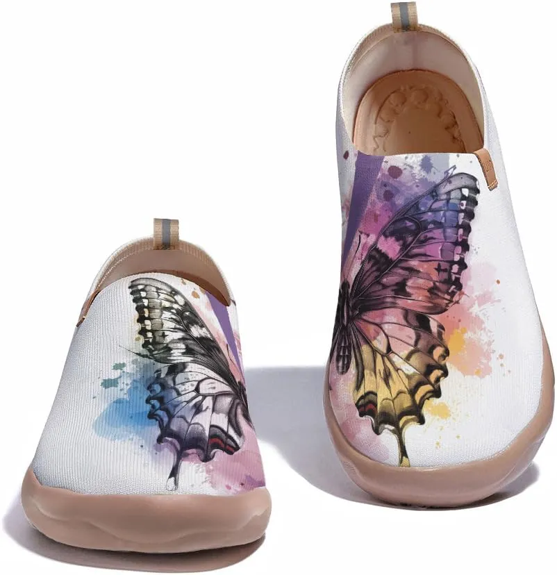 Men's Slip Ons Casual Loafers Lightweight Flats Sneakers Art Painted Travel Walking Shoes