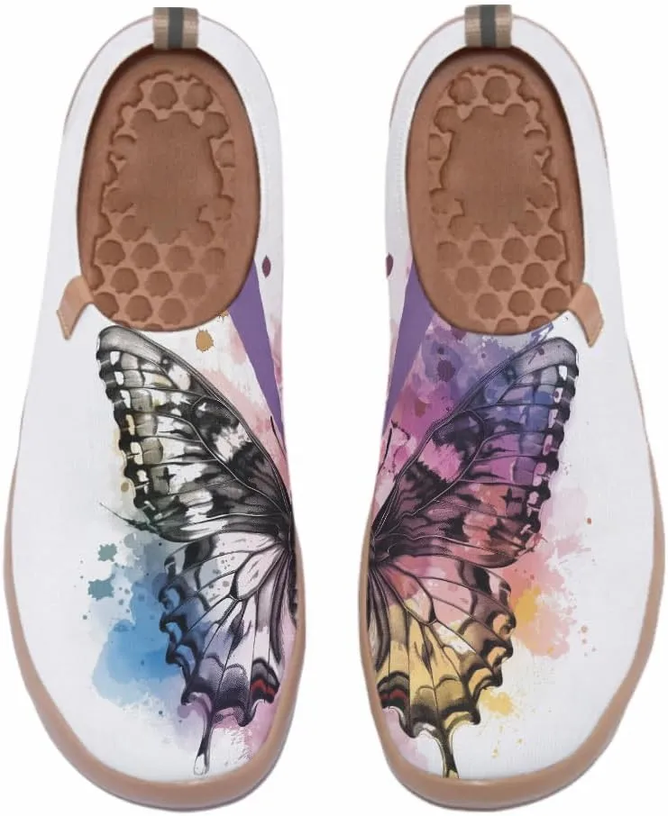 Men's Slip Ons Casual Loafers Lightweight Flats Sneakers Art Painted Travel Walking Shoes