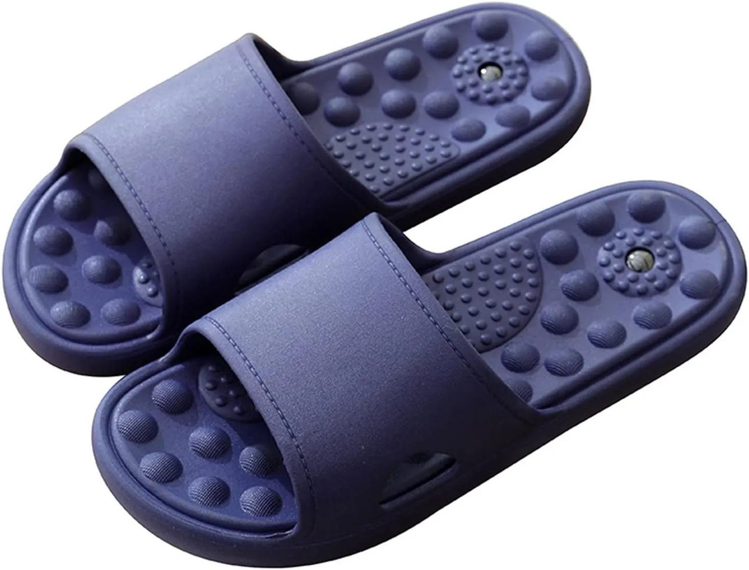 Mens Slippers Slides for Women Bathroom Slippers Men Shower Shoes Women Drainage Hole Dorms Quick Drying