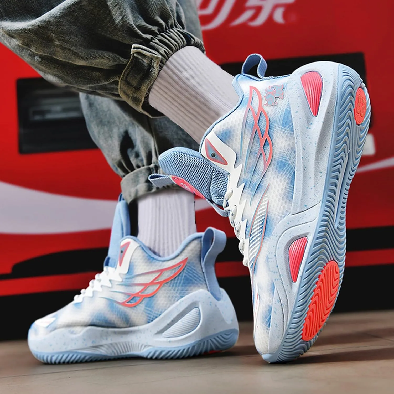 Mens Sneakers Colorful Orthopedic Casual Thick Sole Walking Running Shoes Comfortable Tennis Shoes Round Toe Non Slip Summer Spring Men Sneaker with Shoe Laces