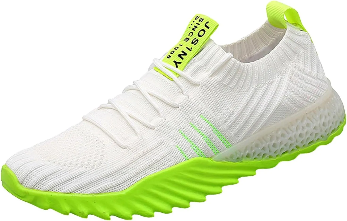 Men's Sport Breathable Mesh Shoes Slip-On Comfortable Light-Weight Shoe Comfortable & Light-Weight Stretch Shoes