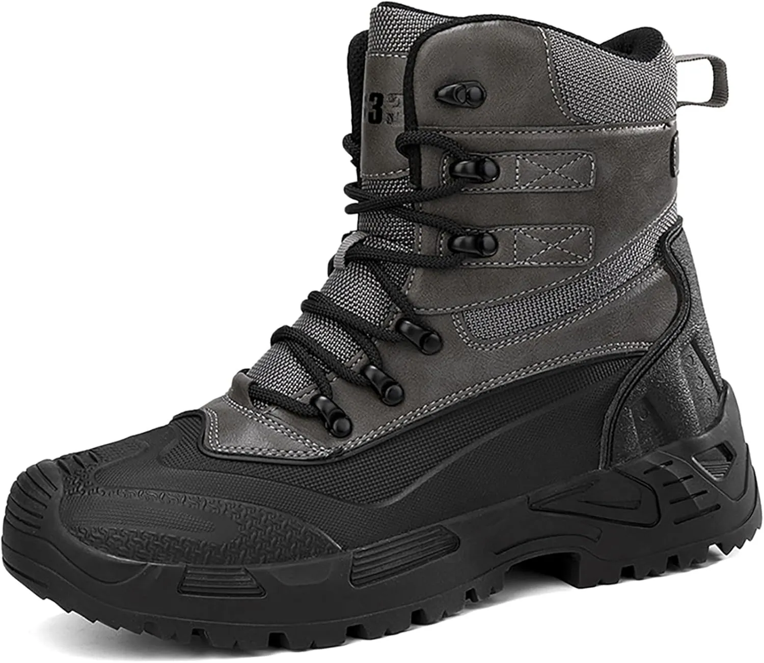 Mens Waterproof Hiking Boots Military Tactical Boots Combat Boots Breathable Police Patrol Boots Army Boots