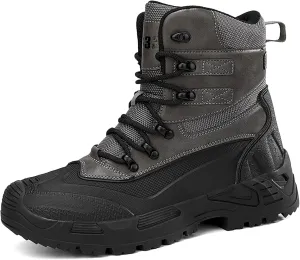 Mens Waterproof Hiking Boots Military Tactical Boots Combat Boots Breathable Police Patrol Boots Army Boots