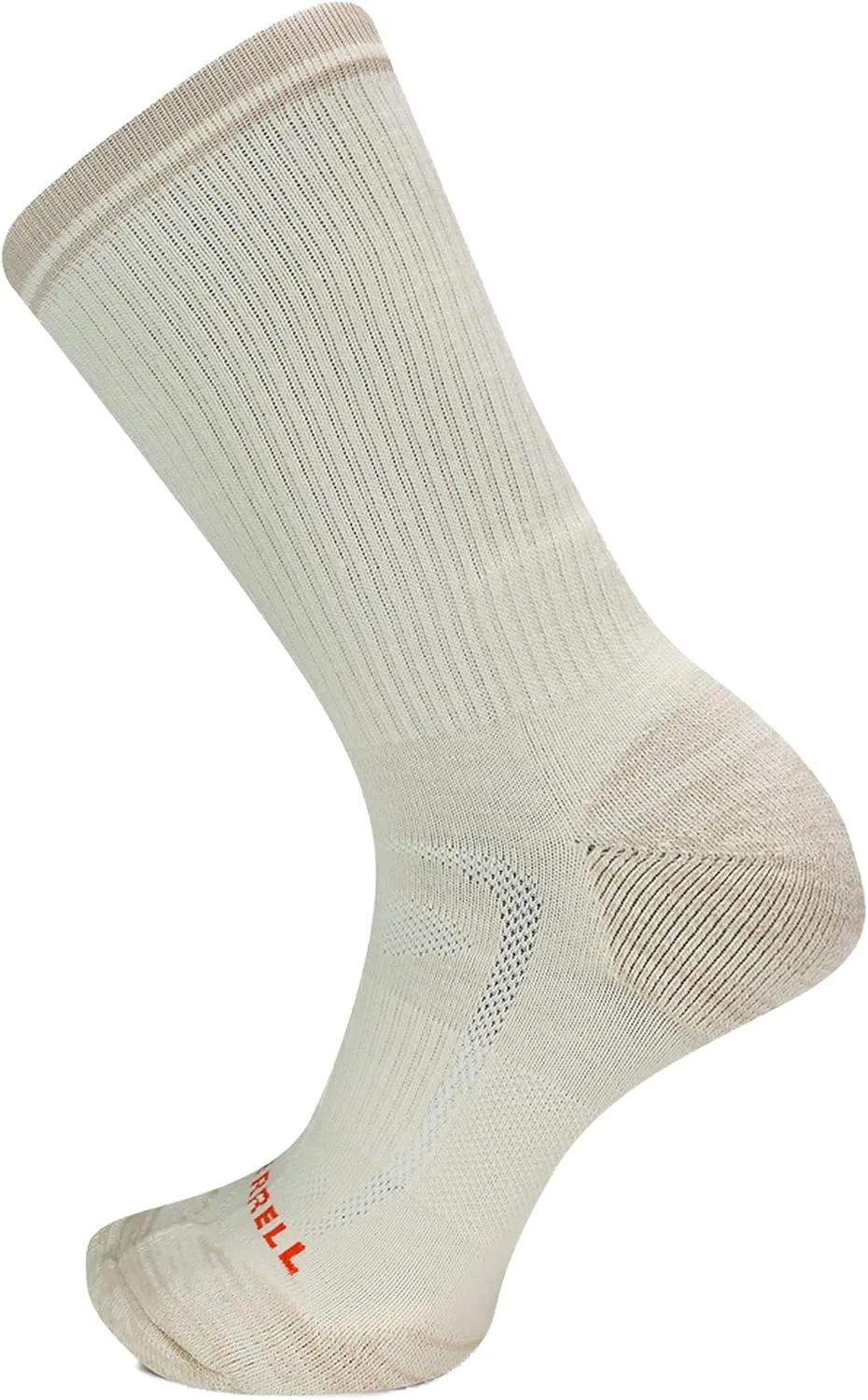 Merrell unisex-adult Zoned Lightweight Cushion Wool Hiking Crew Socks 1 Pair Pack Unisex Arch Support