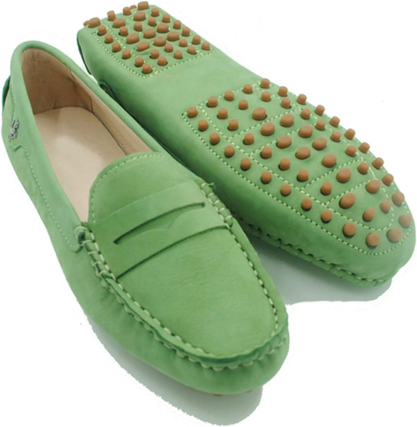 Minishion Womens Penny Loafers Quality Leather Dress Slip-ons Flats YB96018