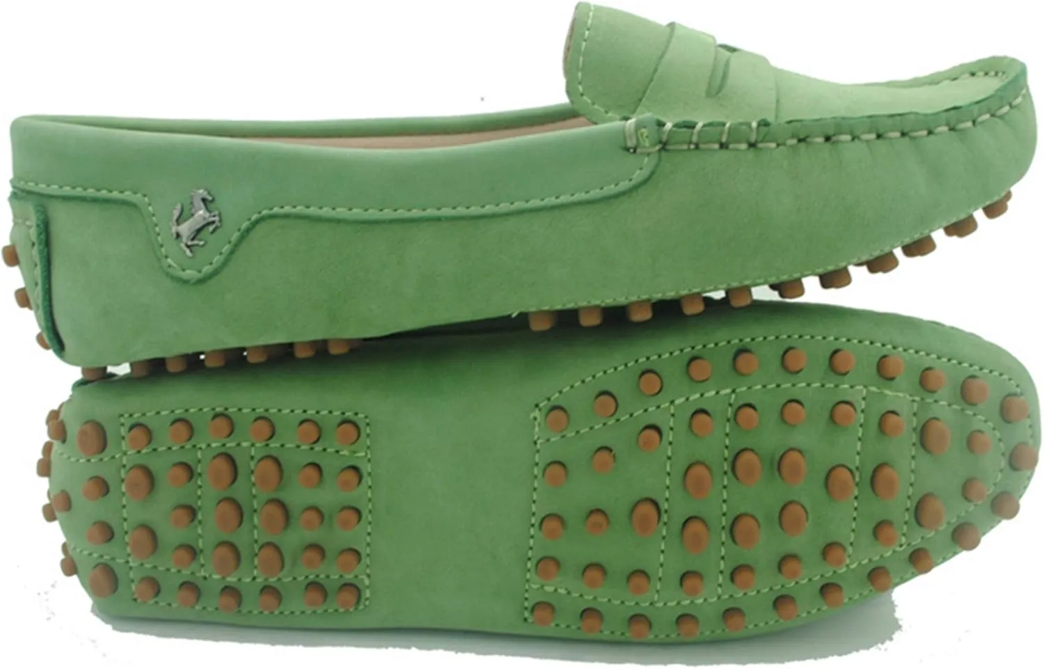 Minishion Womens Penny Loafers Quality Leather Dress Slip-ons Flats YB96018