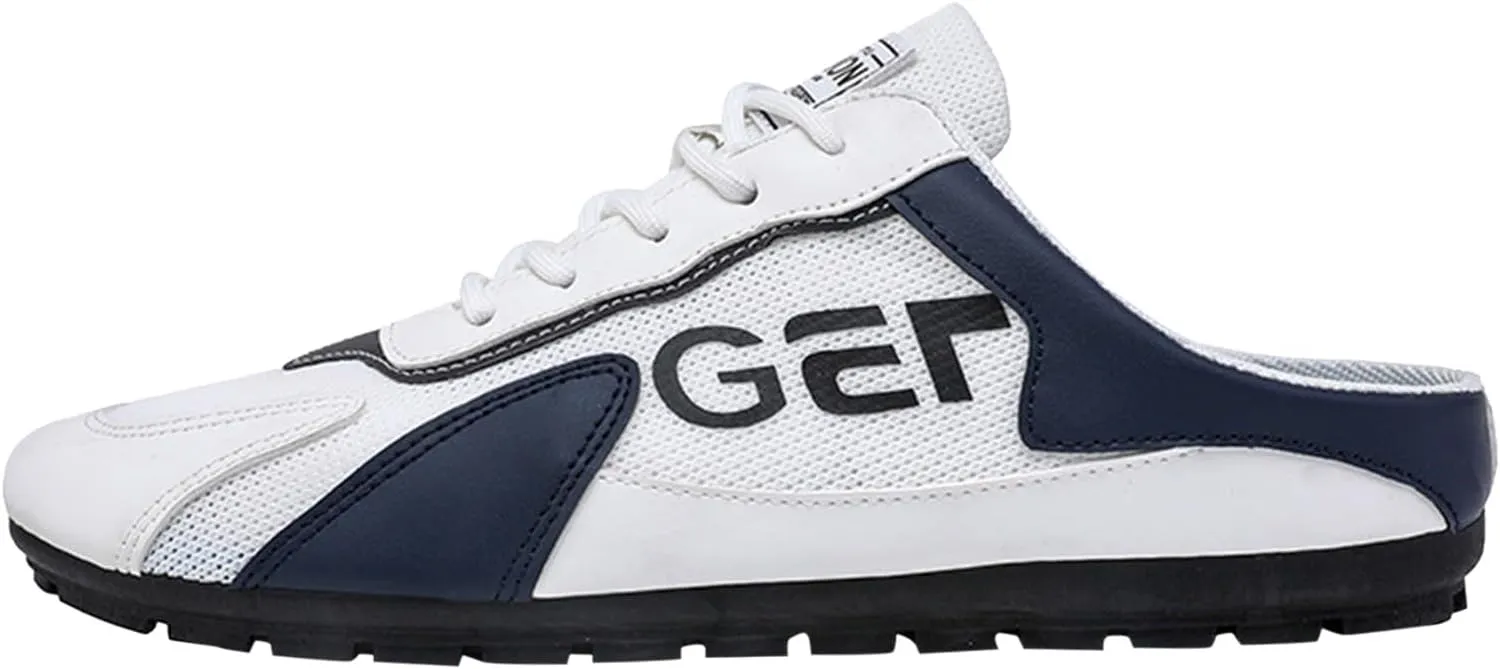 New Spring Men's Shoes All Casual Lazy Slip Ons and Half Slippers Men Dress Shoes