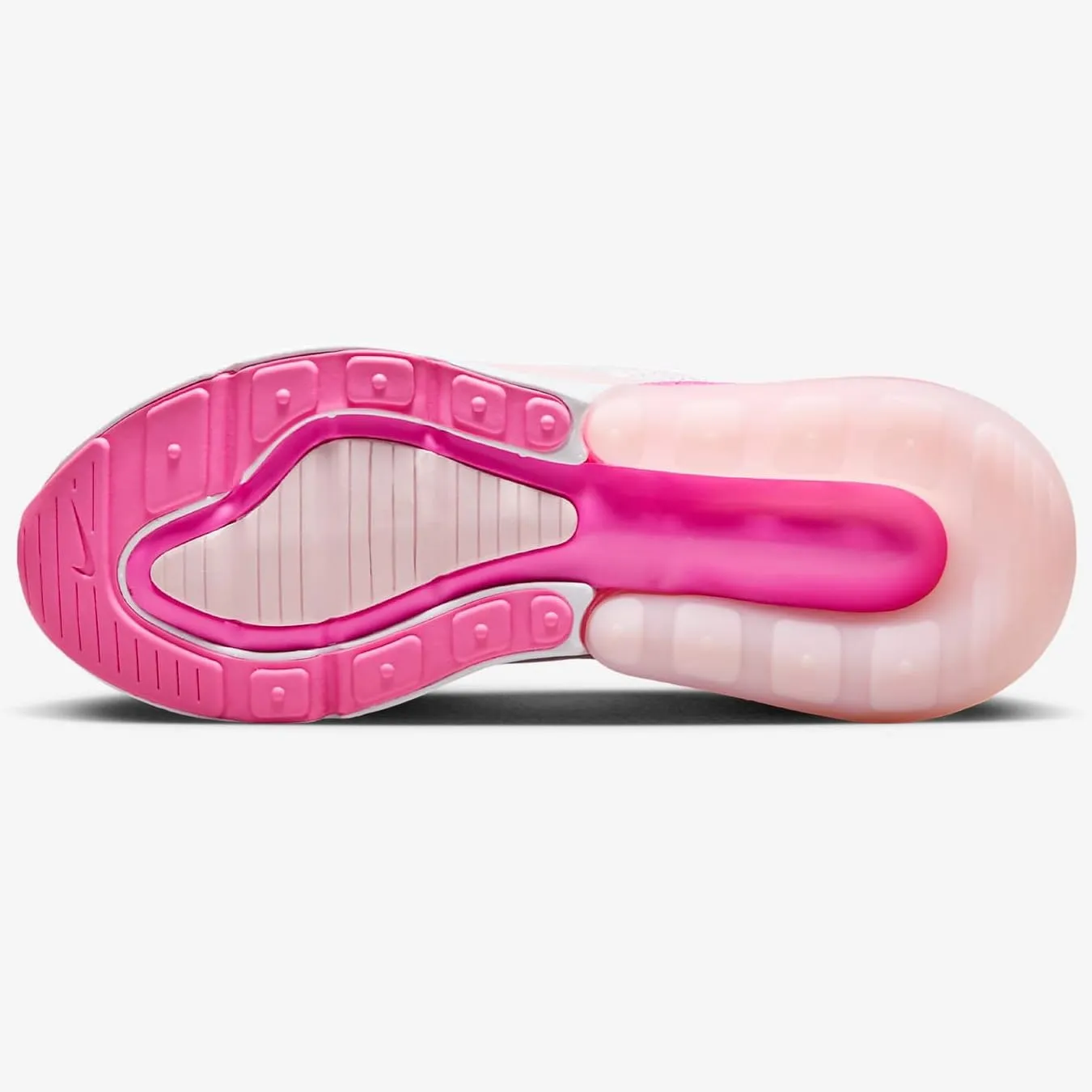 Nike Air Max 270 Big Kids' Shoes (FZ4116-100, White/Pink Foam/Playful Pink)