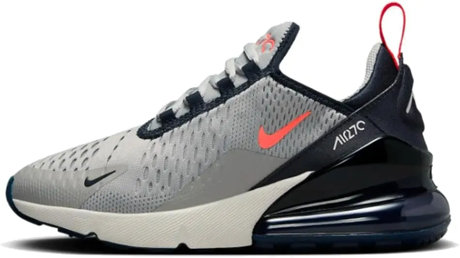 Nike Air Max 270 Big Kids' Shoes (FZ4116-100, White/Pink Foam/Playful Pink)