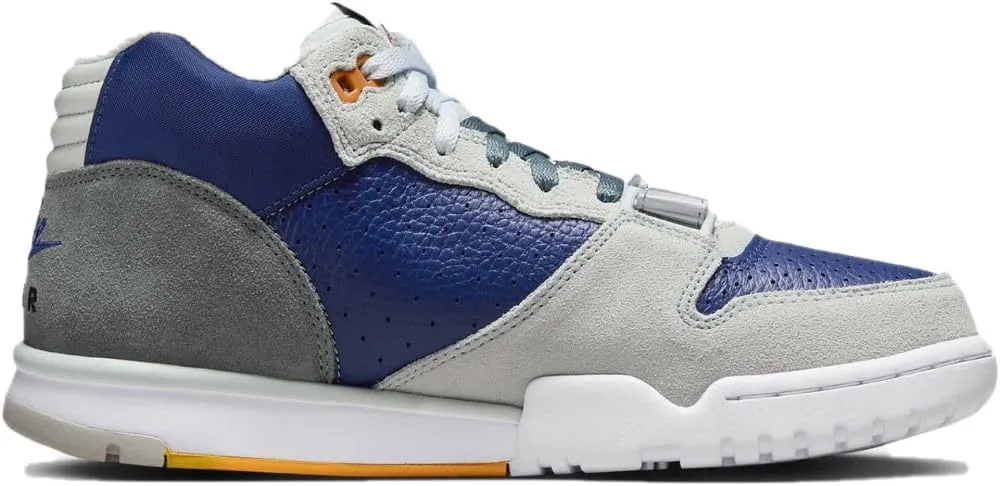 Nike Air Trainer 1 Men's Shoes (FB8886-001, Light Silver/Black/Deep Royal Blue)