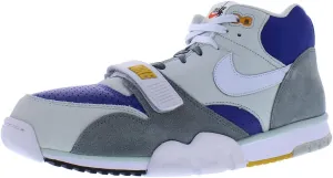 Nike Air Trainer 1 Men's Shoes (FB8886-001, Light Silver/Black/Deep Royal Blue)